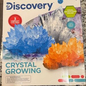 Discovery Crystal Growing Kit - Vibrant Blue, Orange, Silver